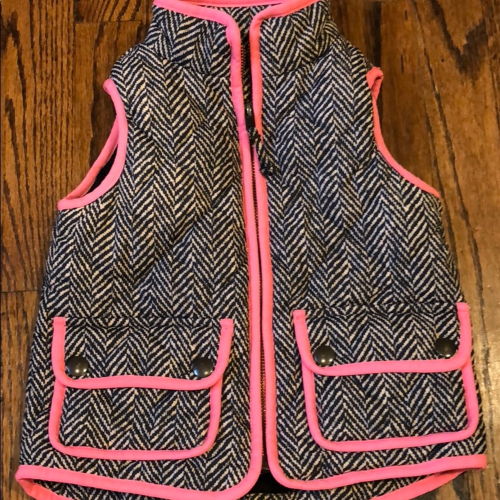 Toddler girls padded crew cuts (J crew) vest